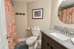 Hall bathroom- vanity, tub/shower combo